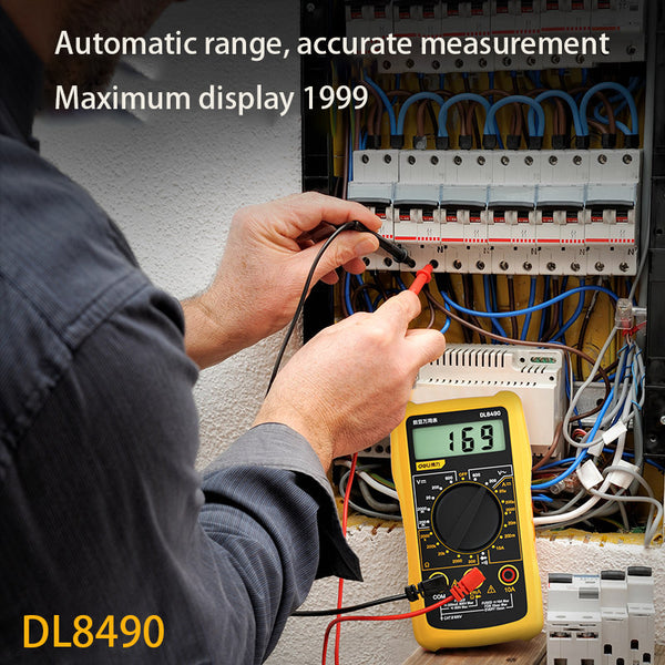 Deli DL8490 Digital Multimeter Electrician Tools Electrical Repair Equ ...