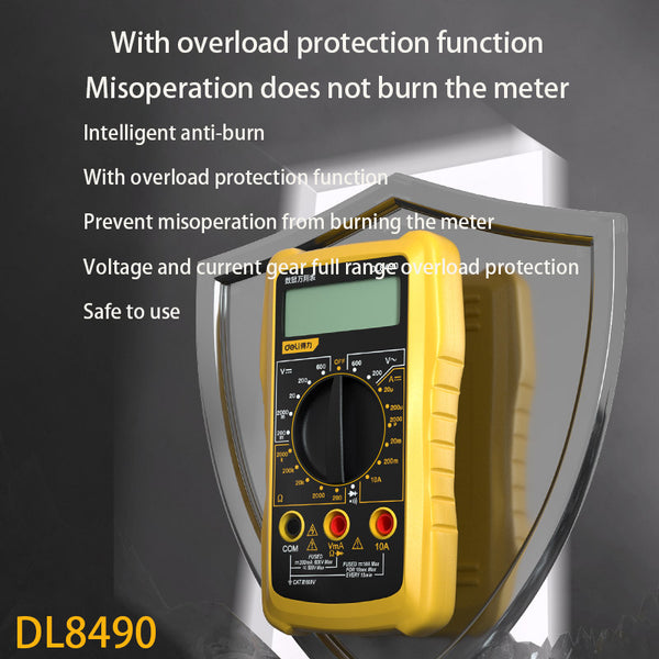 Deli DL8490 Digital Multimeter Electrician Tools Electrical Repair Equ ...