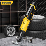 Deli Electric Ratchet Wrench 3/8" Tool 12V Lithium Electric Ratchet Wrench 30N.m 2Ah Single Battery Power Wrench Tool Set