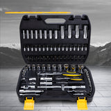 Deli Multitool 86Pcs 6.3mm 12.5MM Series Sleeve Set for Car Repair Hand Tool Multifunction Ratchet Torque Wrench Socket Kits