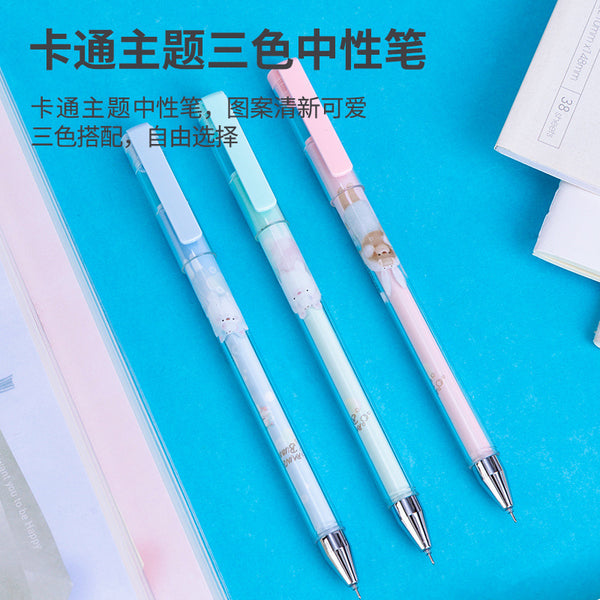 Wholesale Set Of 6 Cute Japanese School Supplies: Kawaii Gel Pens