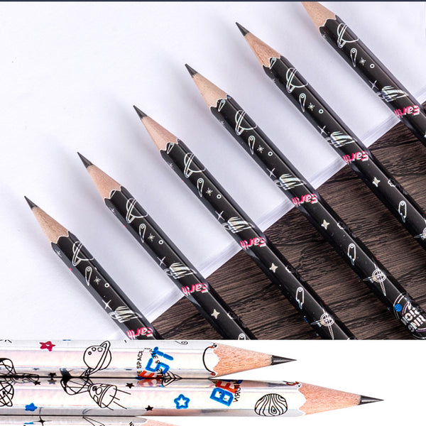 Deli Pencil Wood 120pcs Cute Space Dream Pencils for Kids School Suppl –  AOOKMIYA