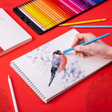 Deli Summer Palace Colored Lead Set 36 Color 48 Color 72 Color Iron Boxed Art Professional Hand-painted Beginner Oily Pencil