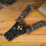 Deli Testable Wire Network Pliers Multifunctional Network Clamp Network Cable Telephone Cable Receiver Cable Crystal Head