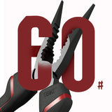Deli labor-saving Needle-nose pliers No. 60 chrome vanadium steel gripper handle PVC coated wire clippers 6 "DL0103