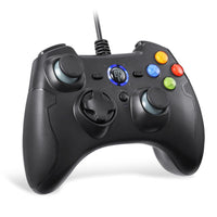 AOOKGAME  Wired Game Controller Gamepad Joystick with TURBO TRIGGER Button Gamepad For PC PS3 TV Box Android Smartphone