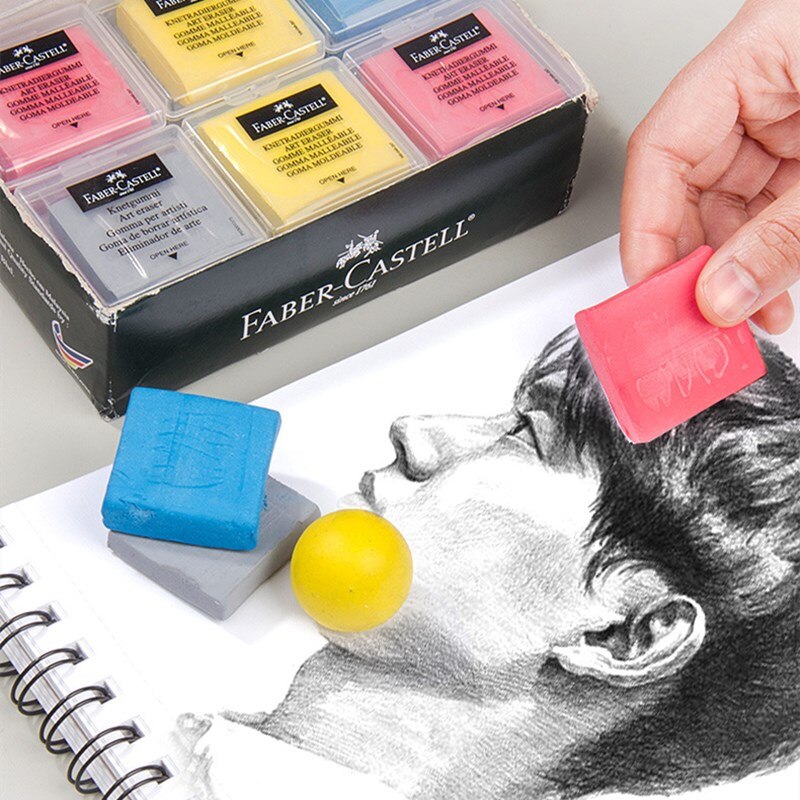 Faber-Castell Plastic Eraser Professional Sketch Painting High Gloss ...