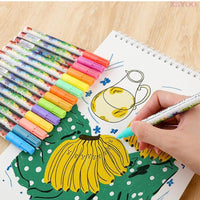 GN 24/36Colors 0.7MM Acrylic Marker Pen Set Children Markers for Drawing Washable Creative DIY Glass ceramics graffiti