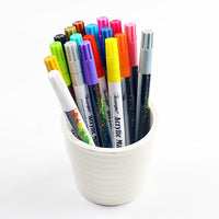 GN 24/36Colors 0.7MM Acrylic Marker Pen Set Children Markers for Drawing Washable Creative DIY Glass ceramics graffiti