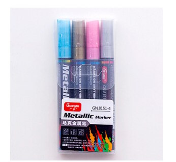 GN 4/8/15/20/24Pcs Set Metal color Oil-based Paint Marker Pens 3.0mm –  AOOKMIYA