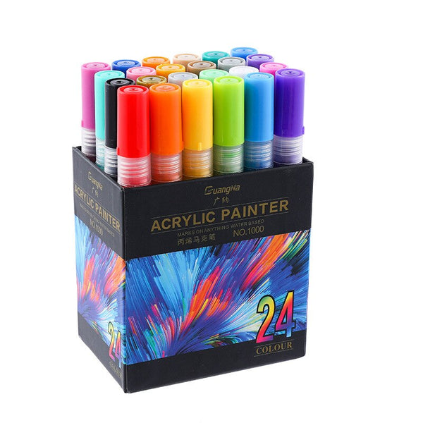 Guangna 2.0MM 24/36Colors Water-Based Acrylic Marker Body Painting Ce –  AOOKMIYA