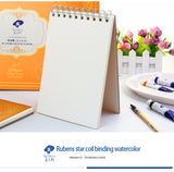 AOOKMIYA  Paul Rubens BOX Sketchbook Watercolor Paper Hand Painted Book Notepad School Supplies 50% Cotton 20 Sheets for Artist Art Supplies