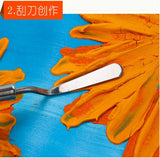 10 different special-shaped oil painting knife set paint knife texture knife serrated palette knife oil paint spatula art tool