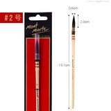 Professional Watercolor Paint Brushes Round Squirrel Hair Brush Art Painting Brushes for Artistic Watercolor Gouache Wash Mop
