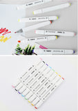 TouchFIVE Markers 60/80 Colors Manga Drawing Markers Pen Alcohol Based Dual Headed Sketch Oily marker Pen Art Supplies