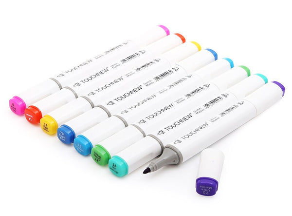 Dual Alcohol Markers Brush Tip, Touchnew Markers Art Marker