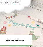 Zebra Mildliner Double Head Brush Markers Caligraphy Pen Soft Brush Pen Oblique Highlighter Pen for Drawing Writing Art Supplies