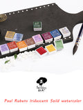 Rubens single block half pot solid watercolor paint flash watercolor paint 48 colors optional painting art supplies