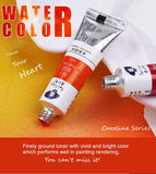 Paul Rubens 5ML Tubes WaterColor Paint 18/24/36 Colors Set Pigment for Beginners Drawing Art Supplies Stationery Hobbyist Studen
