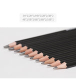 29pcs Sketch Pencil Set Professional Sketching Drawing Kit Wood Pencil Pencil Iron box For Painter School Students Art Supplies