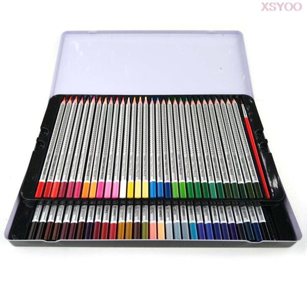 72 Watercolor Pencil in Tin Box Water-Soluble Drawing Color Pencil