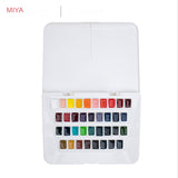 HIMI Miya Solid Watercolor Set Artist Grade Box Safe Non-toxic Washable Beginner Art Material Painting Watercolor Pigments
