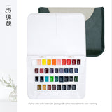 HIMI Miya Solid Watercolor Set Artist Grade Box Safe Non-toxic Washable Beginner Art Material Painting Watercolor Pigments