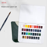 HIMI Miya Solid Watercolor Set Artist Grade Box Safe Non-toxic Washable Beginner Art Material Painting Watercolor Pigments
