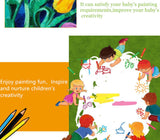 DINGYI 168 PCS Kids Gift Wooden Colored Pencil Wax Crayon and Oil Pastel Painting Brush Children Drawing Tools Set Art Supplies