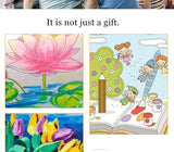 DINGYI 168 PCS Kids Gift Wooden Colored Pencil Wax Crayon and Oil Pastel Painting Brush Children Drawing Tools Set Art Supplies