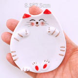 Cartoon ceramic palette watercolor palette oil painting Chinese painting paint white porcelain palette for art painting supplies