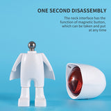 Robot Atmosphere Light 360° Sunset Red Lamp Stepless Dimming Projector Night Lamp Network Red Selfie Light For Wall Decoration