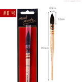Professional Watercolor Paint Brushes Round Squirrel Hair Brush Art Painting Brushes for Artistic Watercolor Gouache Wash Mop