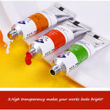 Paul Rubens 5ML Tubes WaterColor Paint 18/24/36 Colors Set Pigment for Beginners Drawing Art Supplies Stationery Hobbyist Studen