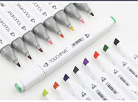 TOUCHFIVE Marker 30/40/60/80/168 Colors Art Markers Alcohol Based Maker Drawing Pen Set Manga Dual Headed Art Sketch Marker Pens