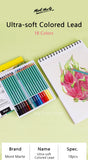Mont Marte 18 Colors Ultra-Soft Colored Lead Set Colored Pencils Professional Artist Painting Supplies