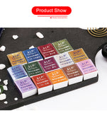 Rubens single block half pot solid watercolor paint flash watercolor paint 48 colors optional painting art supplies