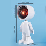 Robot Atmosphere Light 360° Sunset Red Lamp Stepless Dimming Projector Night Lamp Network Red Selfie Light For Wall Decoration