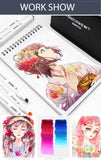TouchFIVE Markers 60/80 Colors Manga Drawing Markers Pen Alcohol Based Dual Headed Sketch Oily marker Pen Art Supplies