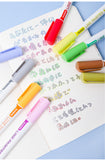 8 pcs/set Double Lines Contour Color Art Marker Pens DIY Scrapbooking Bullet Diary Graffiti Drawing Out Line Pen Stationery