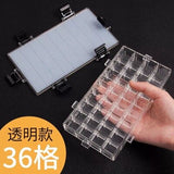 High-quality 24/36 Grid watercolor moisturizing color box Portable Rectangular multi-function pigment packaging box art supplies