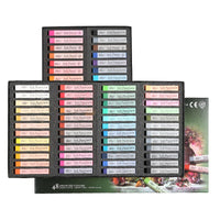 High quality painting color chalk set 24/48 color soft pastel sticks for students painting and coloring art supplies