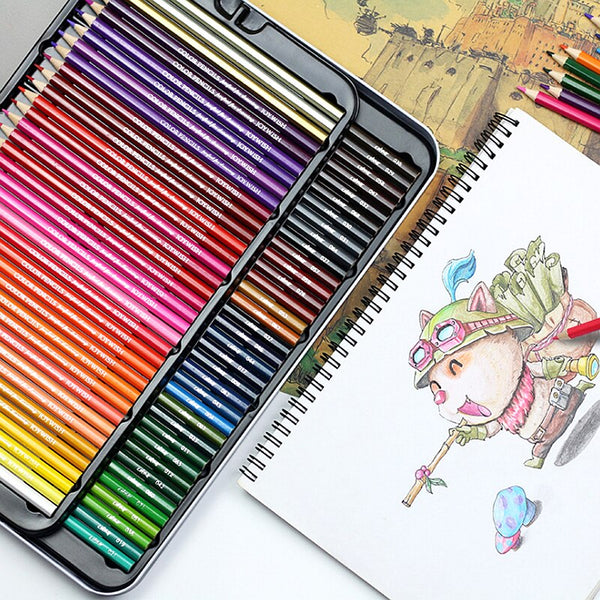 JOSEPH 72 Colors Professional Oil Colored Pencils Drawing Color