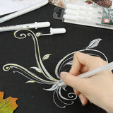 Japan Sakura 3Colors Gelly Roll Classic Highlight Pen Gel Ink Pens Bright Gold silver white Line Pen Highlight Markers Color