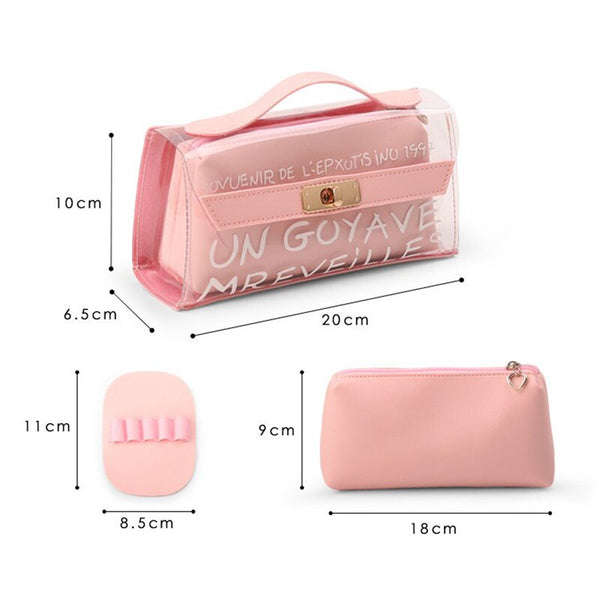 Canvas Pencil Bag Small Flowers Pencil Cases Kawaii Stationery Bag Pencil  Pouch Office School Supplies Pen Bag