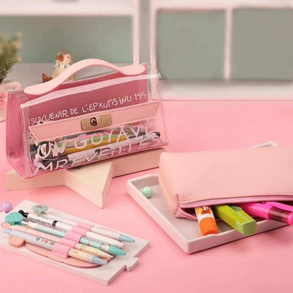 Learning Toys Pencil Cases Material Escolar Aesthetic Stationery Cosmetic  Case For Brushes Multifunctional Pencil Bag For High School Office R230822  From 8,37 €