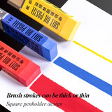 AOOKMIYA Kuelox 48 cores mini profissional pintura a óleo sólido portátil requintadamente artístico pigmento da pintura a óleo para fontes da arte do estudante