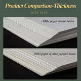 AOOKMIYA Kuelox college-nível aquarela livro 8k/16k/32k 300g/20 folhas profissional água cor arte desenho papel artista estudante suprimentos