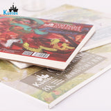 AOOKMIYA Kuelox-livro especial de óleo patel 20 folhas de papel 240g/m2, base de papel giz para arte e livro de grafite