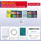 AOOKMIYA Kuelox morandi óleo de cor pesada pastel profissional pintura a óleo super macio pastel pastel papelaria para presente arte escola suprimentos